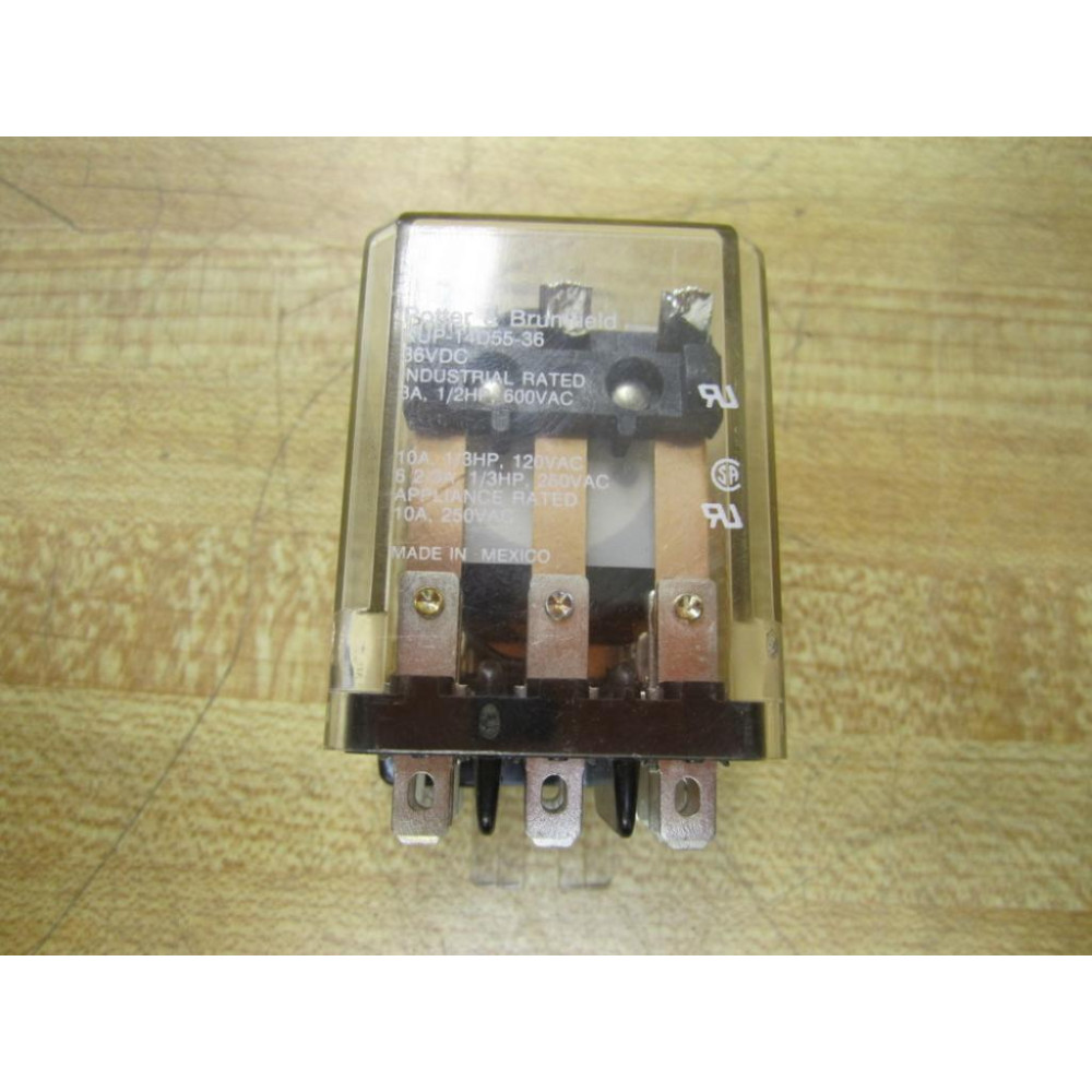 Potter & Brumfield KUP-14D55-36V DC Relay KUP-14D55-36VDC - New No Box
