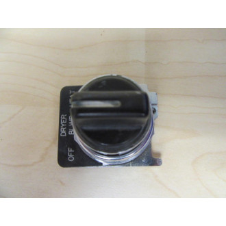 Cutler Hammer 10250T1323 Eaton Selector Switch 3 Position Cam 3 - Used