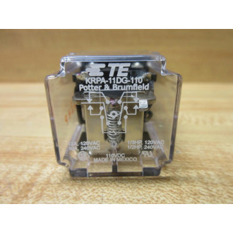 Potter & Brumfield KRPA-11DG-110V DC Relay KRPA11DG110VDC 12A, 120VAC - New No Box