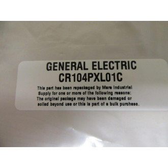 General Electric CR104PXL01C Clear Lenses