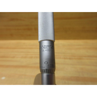 Starrett T483XRL-1 V-Anvil Micrometer T483XRL1 483, 3 Flute 5-14" Frame - Used