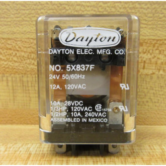 Dayton 5X837F Relay - New No Box
