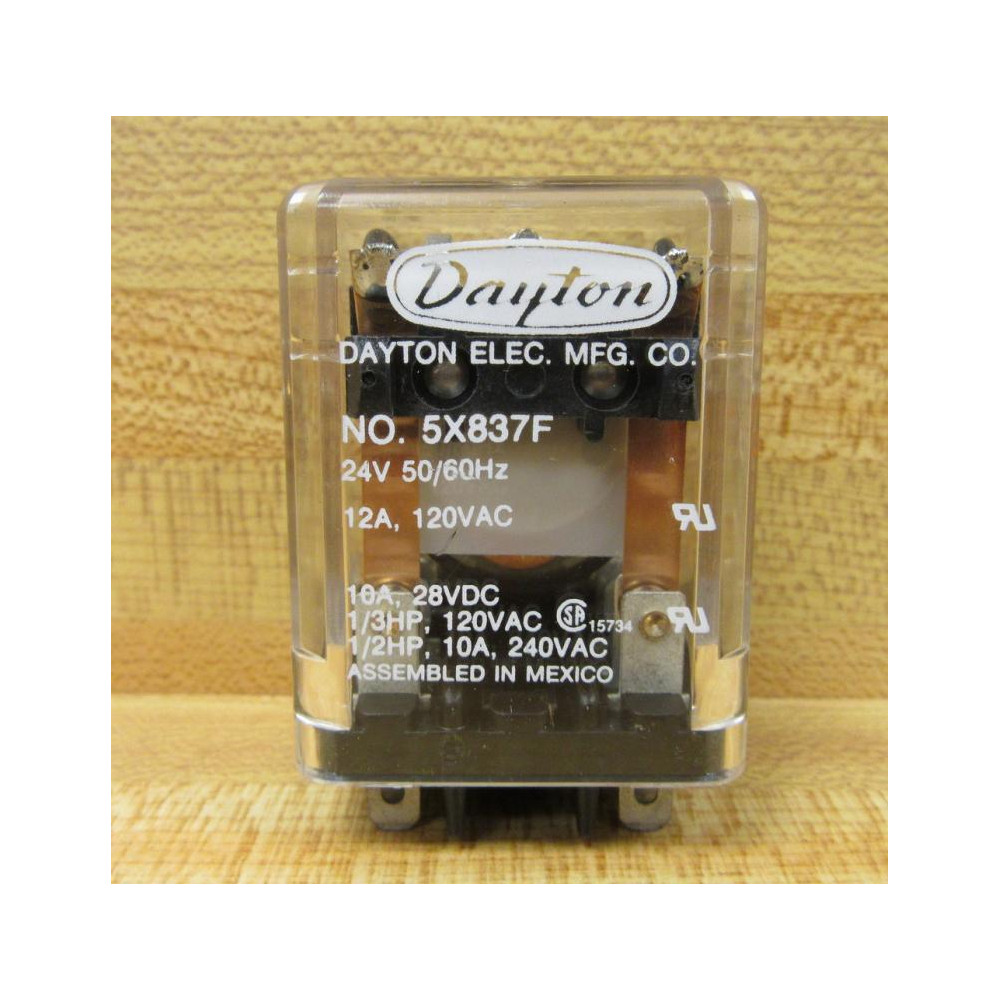 Dayton 5X837F Relay - New No Box