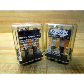 Dayton 1A488F Relay Tested (Pack of 2) - Used