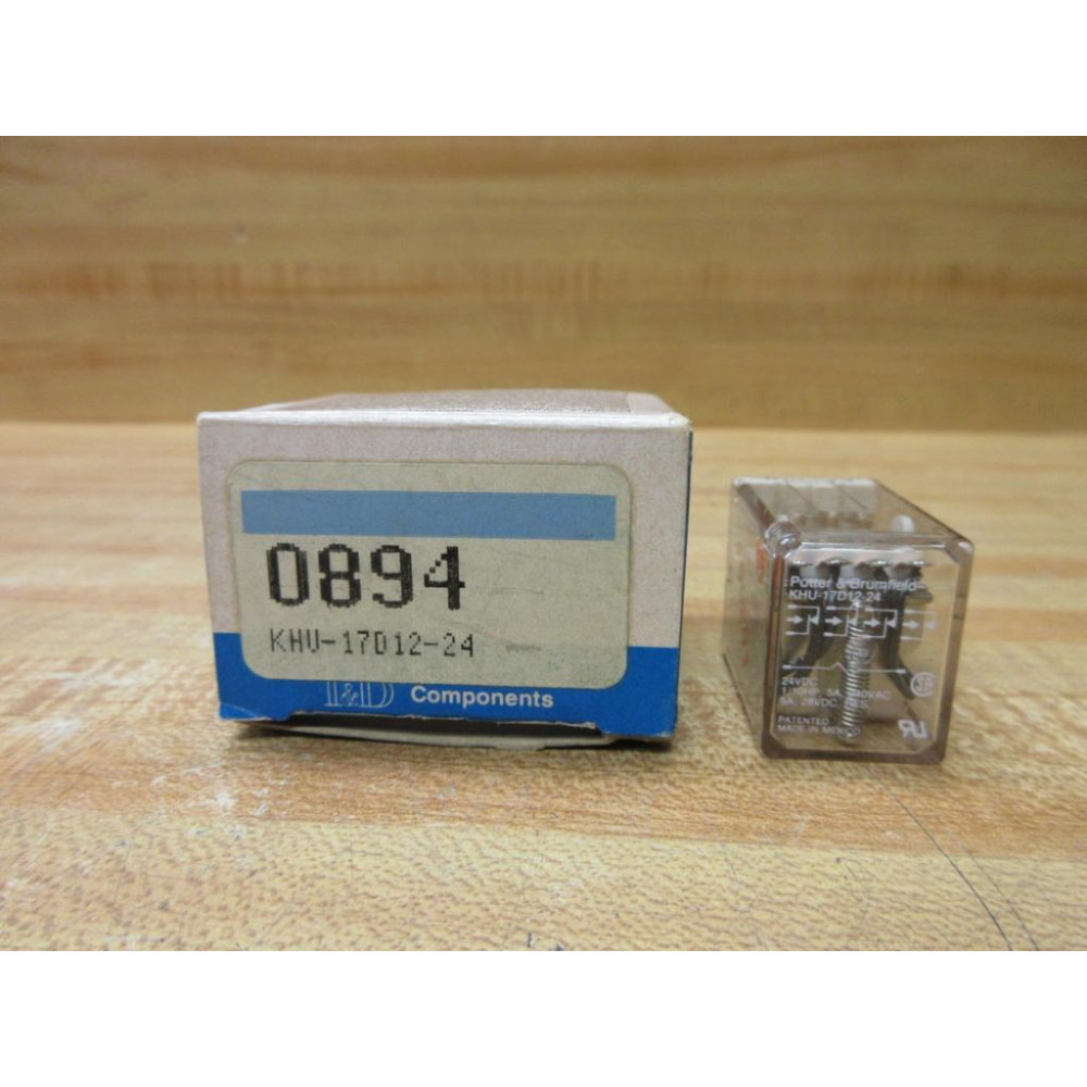 Potter & Brumfield KHU-17D12-24V DC Relay KHU17D1224VDC