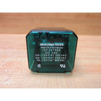 Midtex 157-22T200 Relay 15722T200 - Used