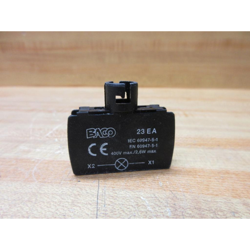 Baco 23 EA Lamp Holder Module 23EA Black - Used