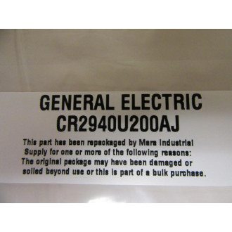 General Electric CR2940U200AJ Switch Accessory