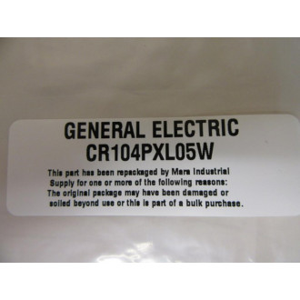 General Electric CR104PXL05W Lens Cap