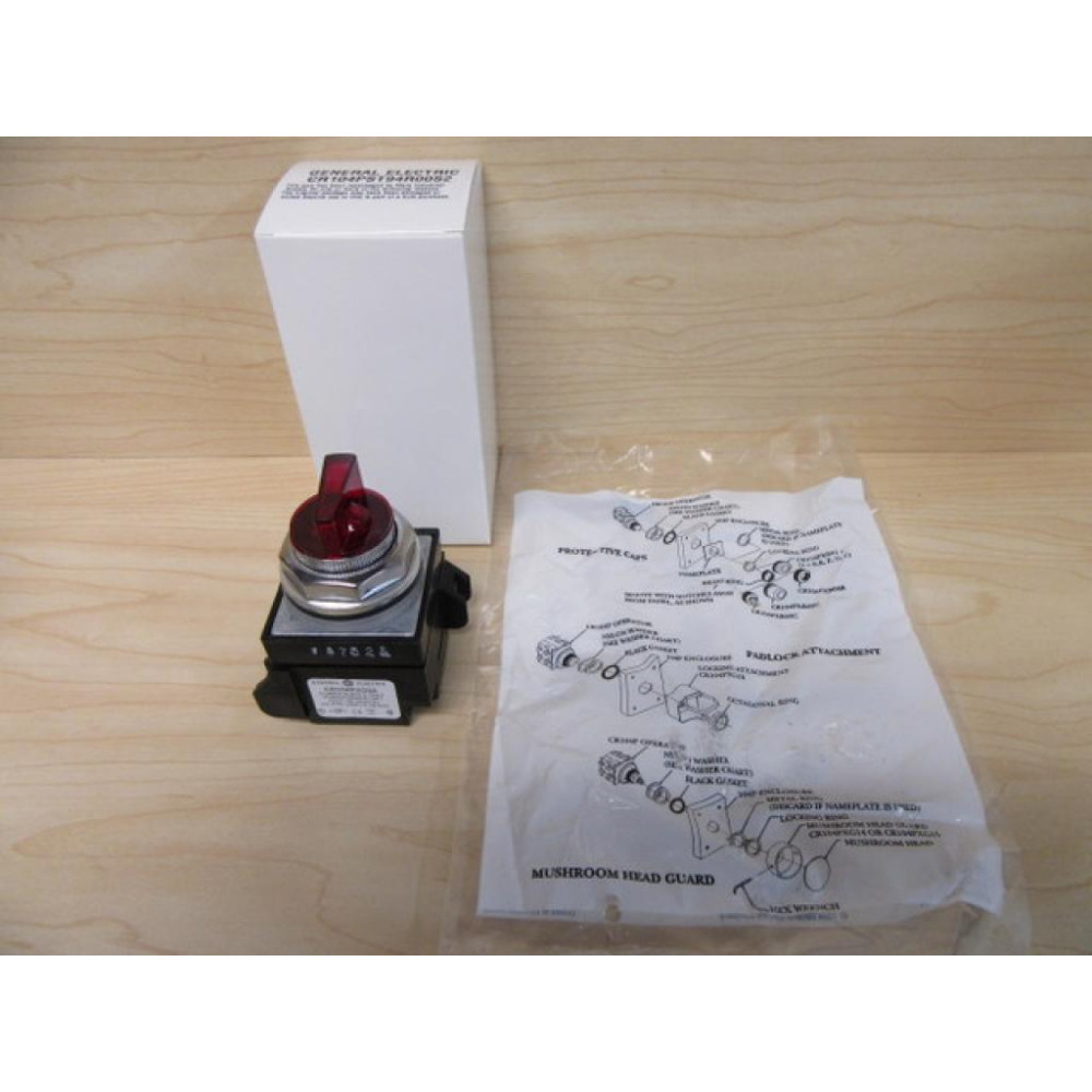 General Electric CR104PST94R00S2 Selector Switch WCR104PXG22