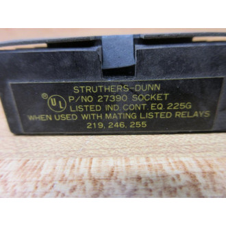 Struthers Dunn 27390 Relay Socket 27390J - New No Box