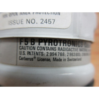 Siemens Pyrotronics F5B Smoke Dectector - Used