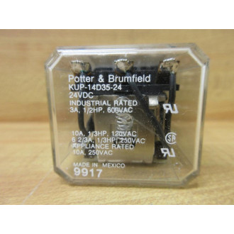 Potter & Brumfield KUP14D35-24V DC Relay KUP14D35-24VDC