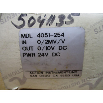 Action Pak 4051-254 Signal Conditioner 4051254