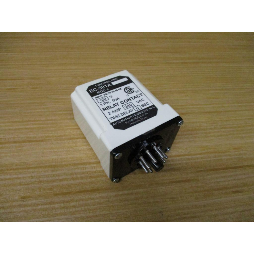 Automation Products EC-501A MOD4 120VAC Time Delay Relay EC-501A - New No Box
