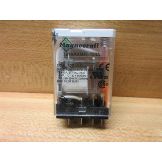 SchneiderMagnecraft 781XAXM4L-120A Relay 6CVX4 (Pack of 2) - Used