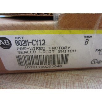 Allen Bradley 802M-CY12 802MCY12 Limit Switch Series B