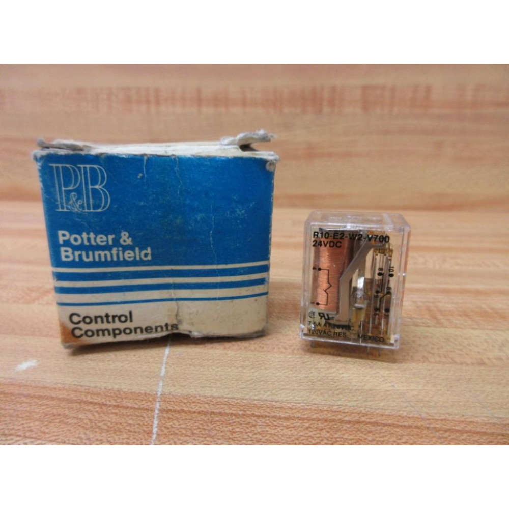 AMF Potter & Brumfield R10-E2-W2-V700-24V DC Relay R10-E2-W2-V700-24VDC