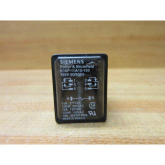 Siemens K10P-11A15-120V AC Relay K10P-11A15-120 (Pack of 3) - Used