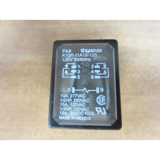Potter & Brumfield K10P-11A15-120V AC Relay K10P-11A15-120VAC - New No Box