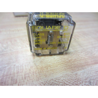 Square D 8501-KP12V20 Relay 48074 8501-KP12V20-120V Series D