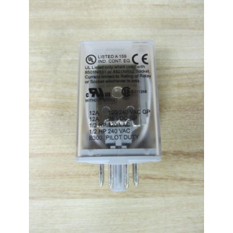 Square D 8501-KP12V20 Relay 48074 8501-KP12V20-120V Series F