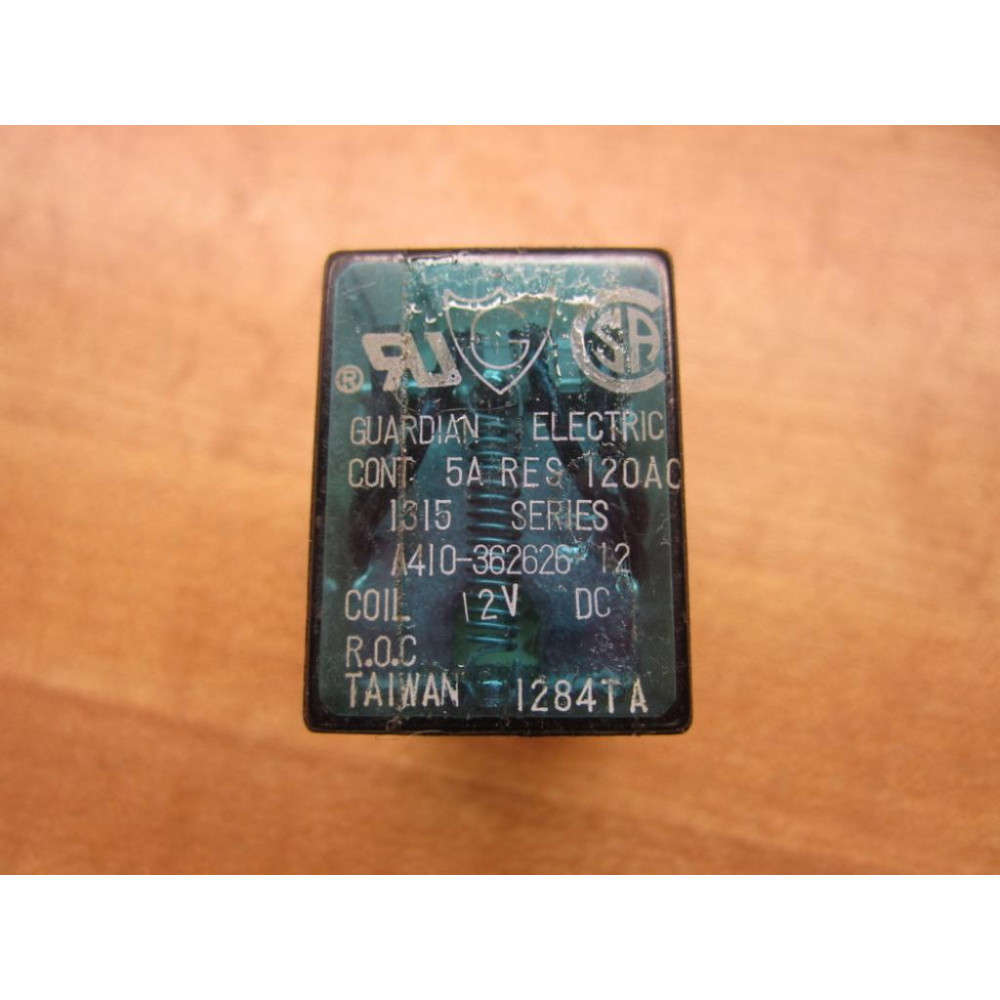 Guardian Electric A410-362626-12V DC Relay A410-362626-12VDC - New No Box