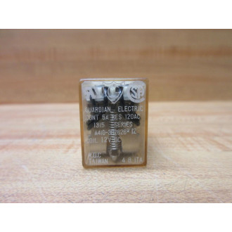 Guardian Electric A410-362626-12V DC Relay A410-362626-12VDC Clear - Used