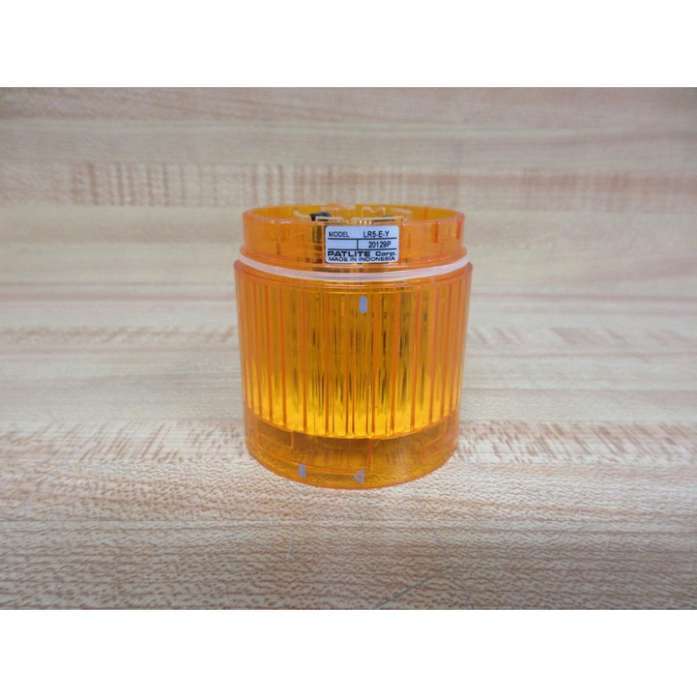 Patlite LR5-E-Y Stack Light Amber LR5EY - Used