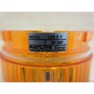 Patlite LR5-E-Y Stack Light Amber LR5EY - Used
