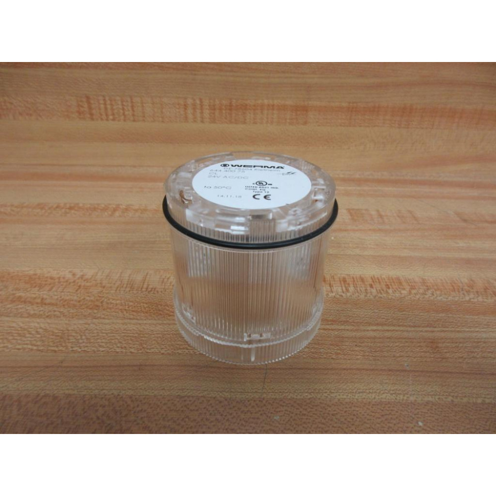 Werma 644 400 75 Stack Light Clear 64440075 - Used