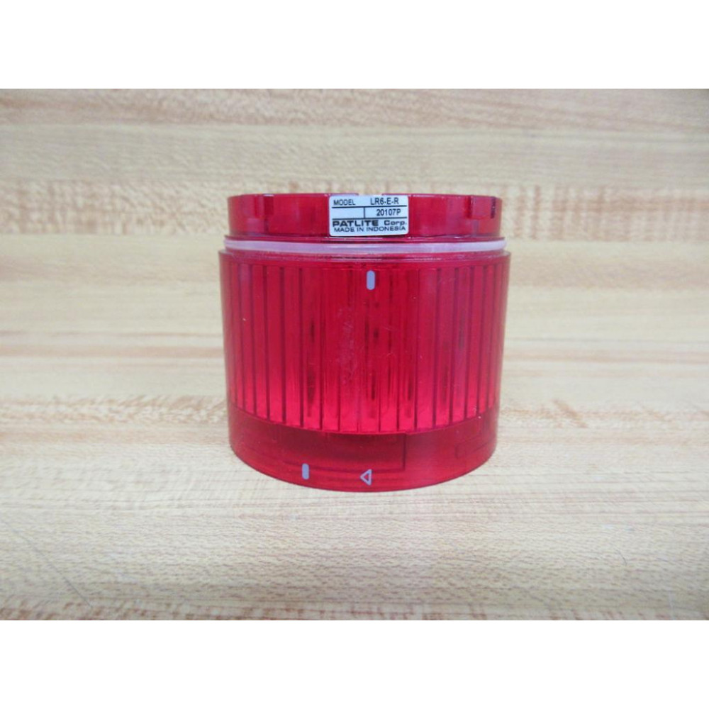 Patlite LR6-E-R Stack Light Red LR6ER - Used