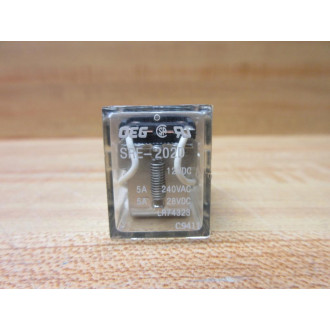 OEG SRE-202D-12V DC Relay SRE-202D-12VDC - New No Box