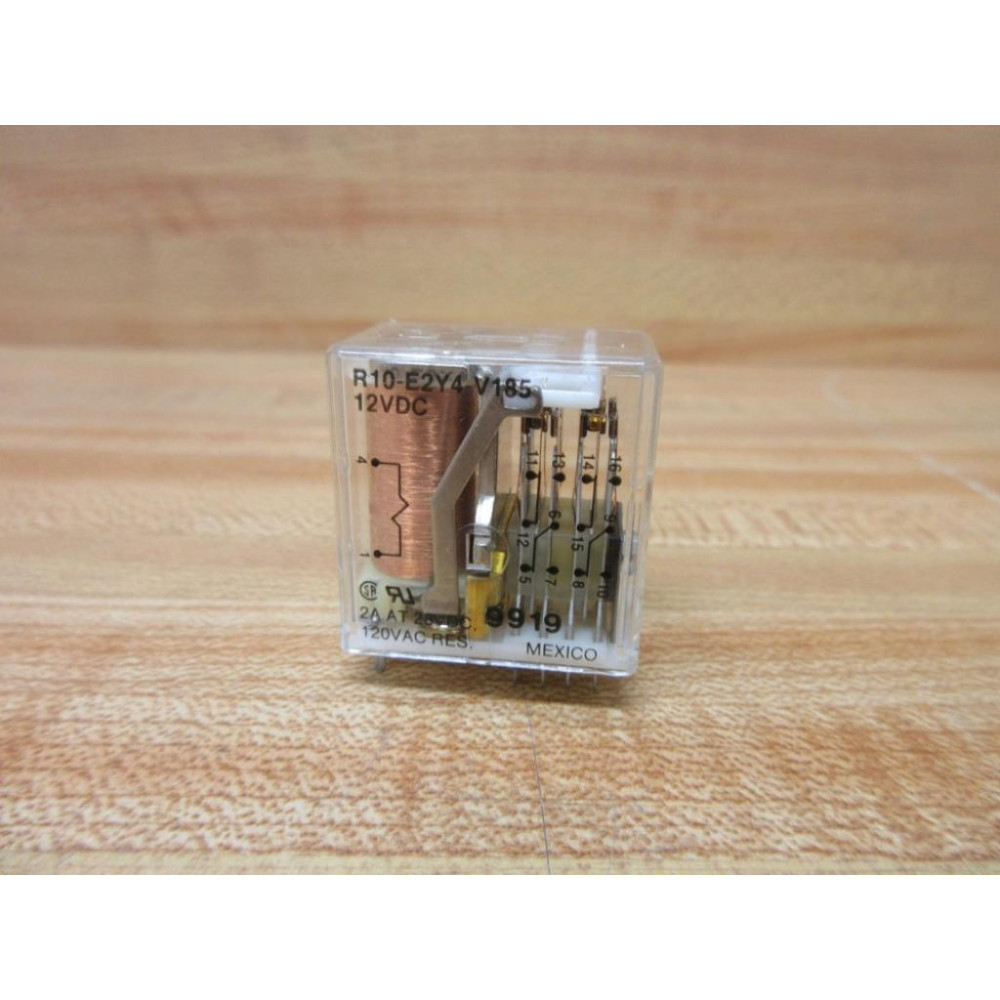 Potter & Brumfield R10-E2-Y4-V185-12V DC Relay R10-E2-Y4-V185-12VDC - New No Box