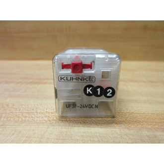 Kuhnke UF3F-24VDCN Relay UF3F24VDCN - Used