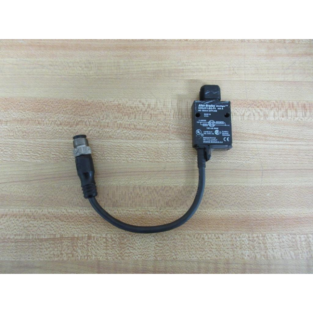 Allen Bradley 42KL-D1LBQ-F4 High Speed Diffuse Sensor 42KLD1LBQF4 - Used