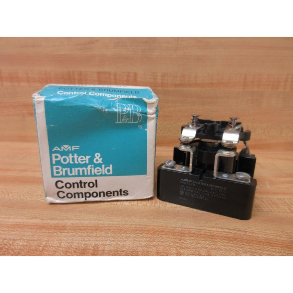 AMF Potter & Brumfield PRD7DY0-6V Relay PRD7DY0