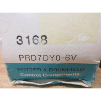 AMF Potter & Brumfield PRD7DY0-6V Relay PRD7DY0