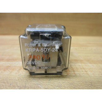 Potter & Brumfield KRPA5DY-24V DC Relay KRPA5DY-24VDC - New No Box