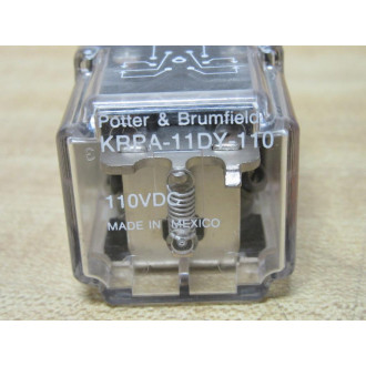 Potter & Brumfield KRPA-11DY-110V DC Relay KRPA-11DY-110VDC - New No Box