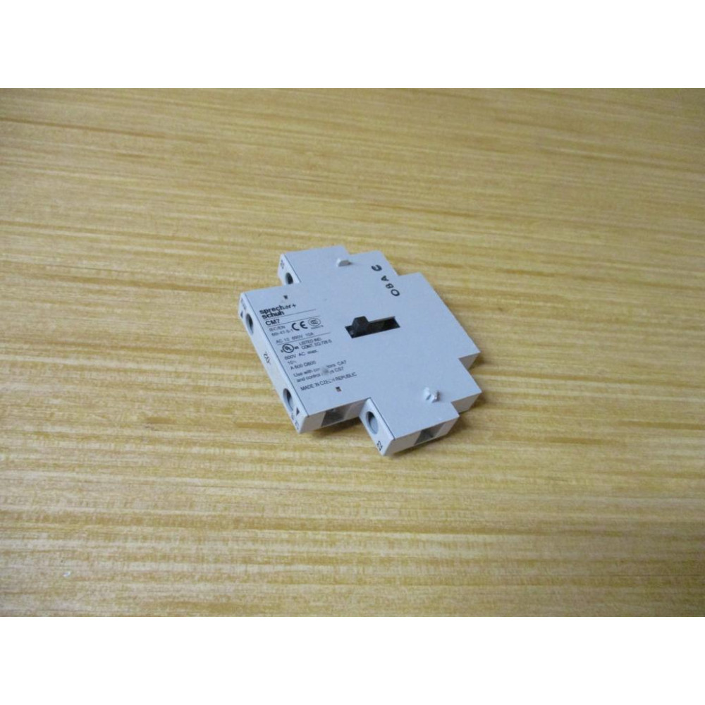 Sprecher + Schuh CM7-02 Auxiliary Contact CM702 - Used