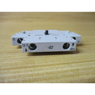 Sprecher + Schuh CM7-02 Auxiliary Contact CM702 - Used