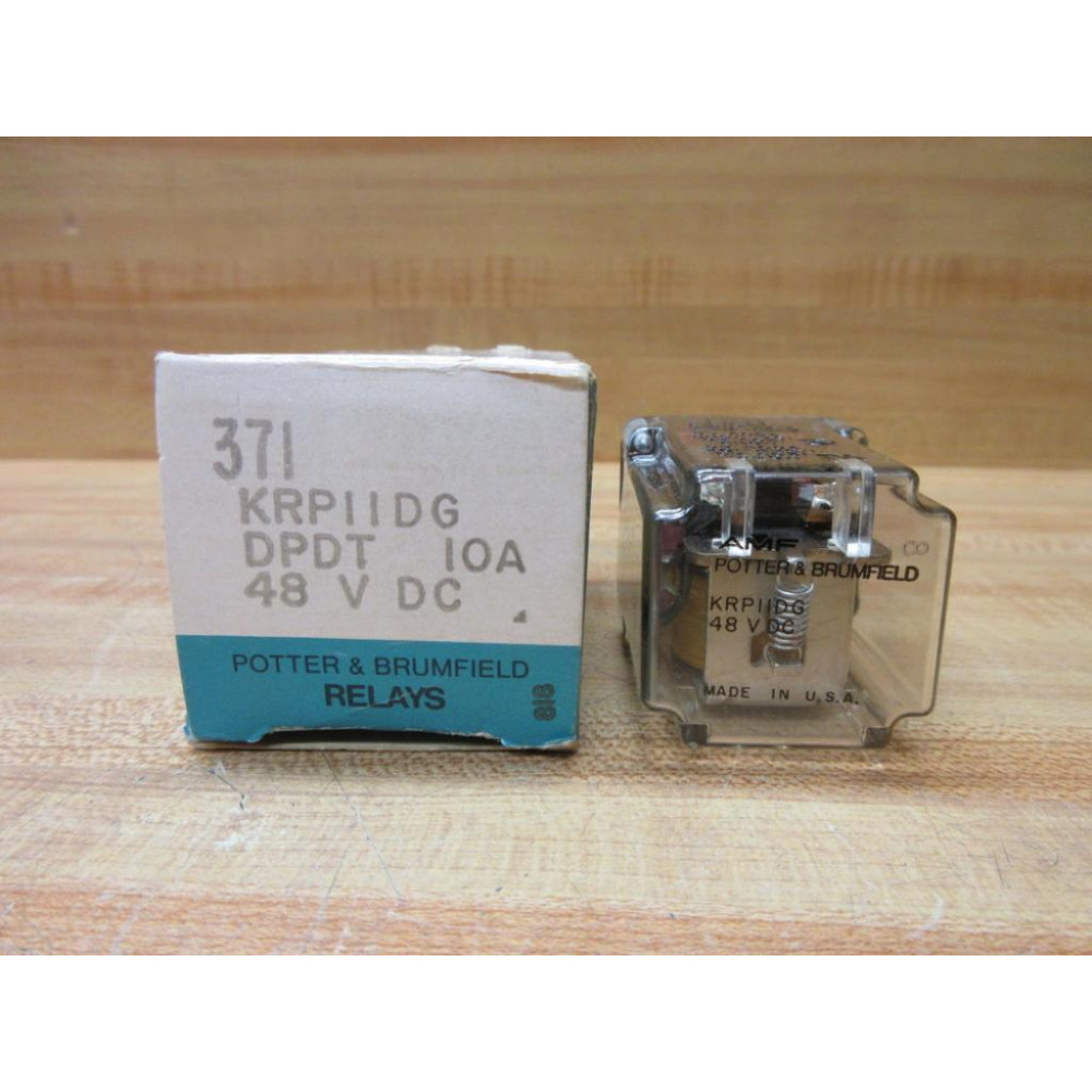 Potter & Brumfield KRP11DG-48V DC AMF Relay KRP11DG-48VDC