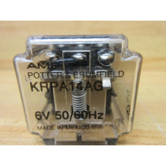 Potter & Brumfield KRPA14AG-6V AC Relay KRPA-14AG-6V