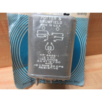 Potter & Brumfield KR-6995-1-12V DC Relay KR6995-1-12VDC