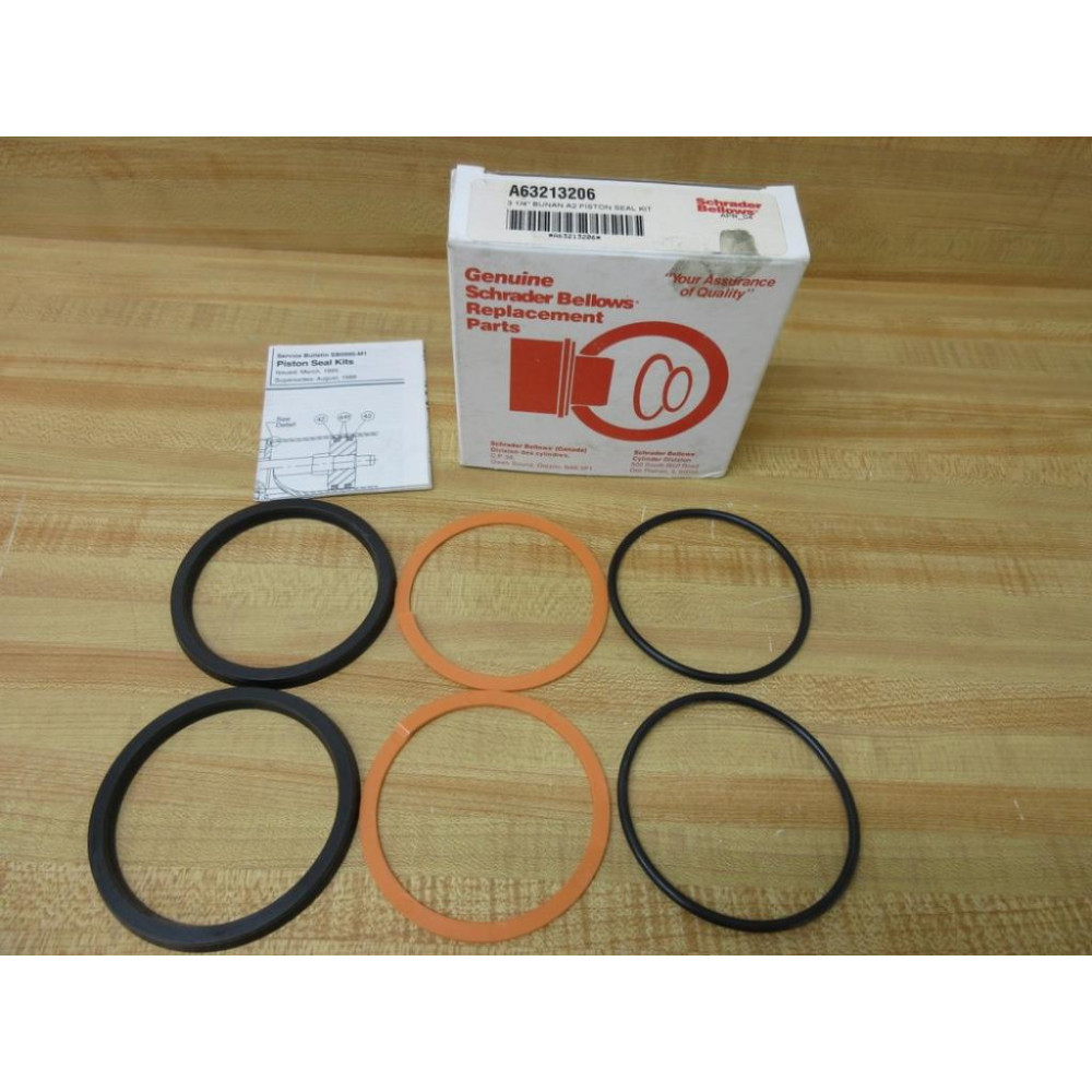 Schrader Bellows A63213206 Piston Seal Kit