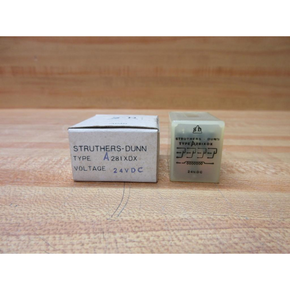 Struthers Dunn A281XDX-24V DC Relay A281XDX-24V.DC
