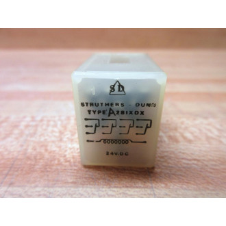 Struthers Dunn A281XDX-24V DC Relay A281XDX-24V.DC