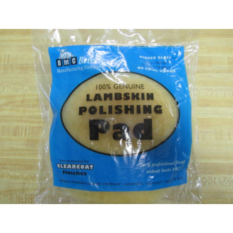 Beveryly Mfg Co 868 Lambskin Polishing Pad 8" Disk Type (Pack of 5)