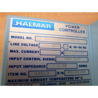 Halmar 18513 Trigger Module - Used